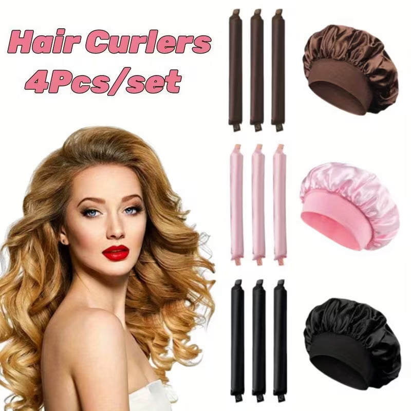 Overnight Heatless Hair Roller Set