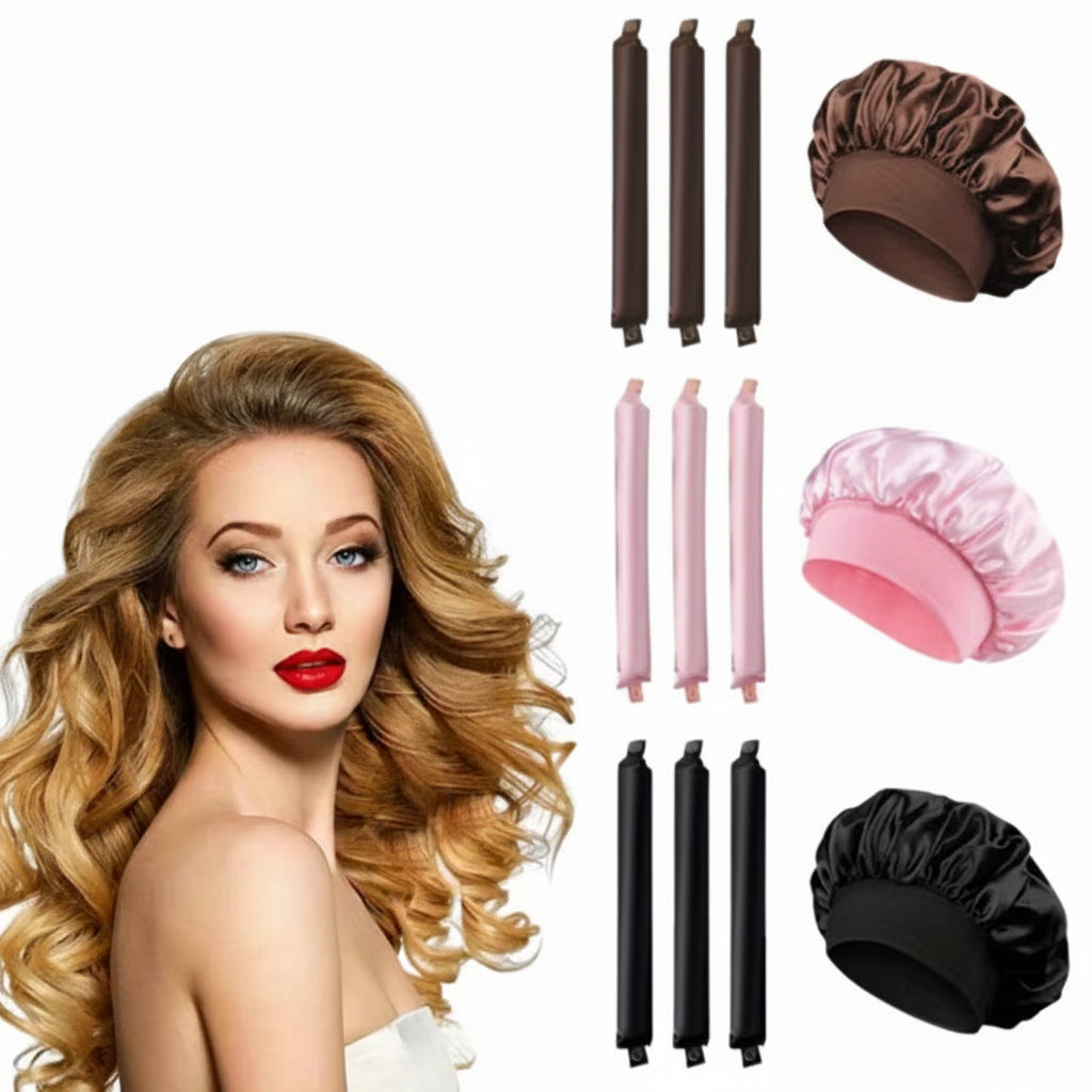 Overnight Heatless Hair Roller Set