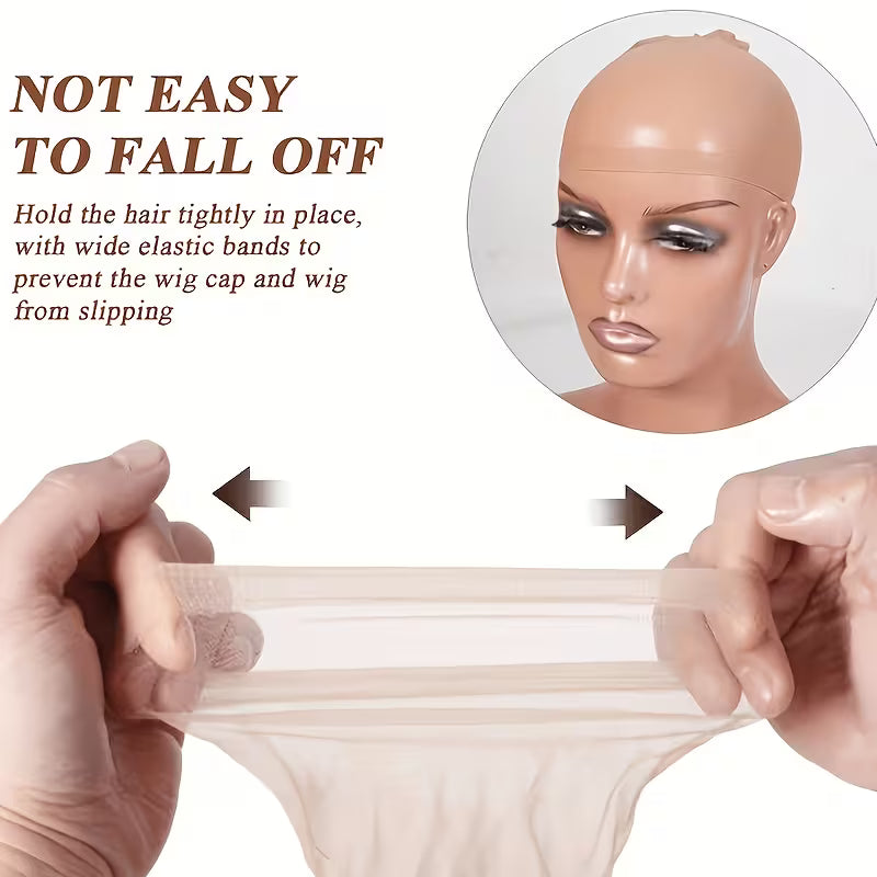 HD Invisible Transparent Wig Caps Set