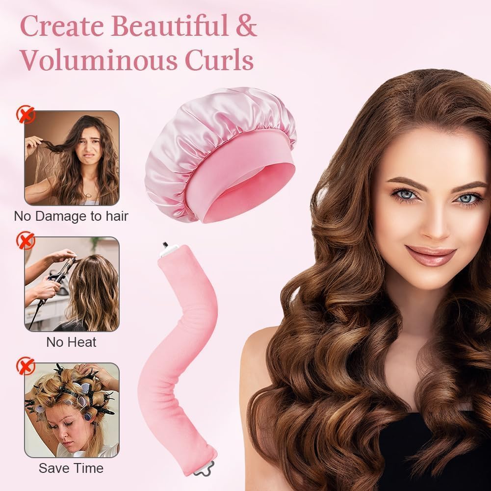Overnight Heatless Hair Roller Set