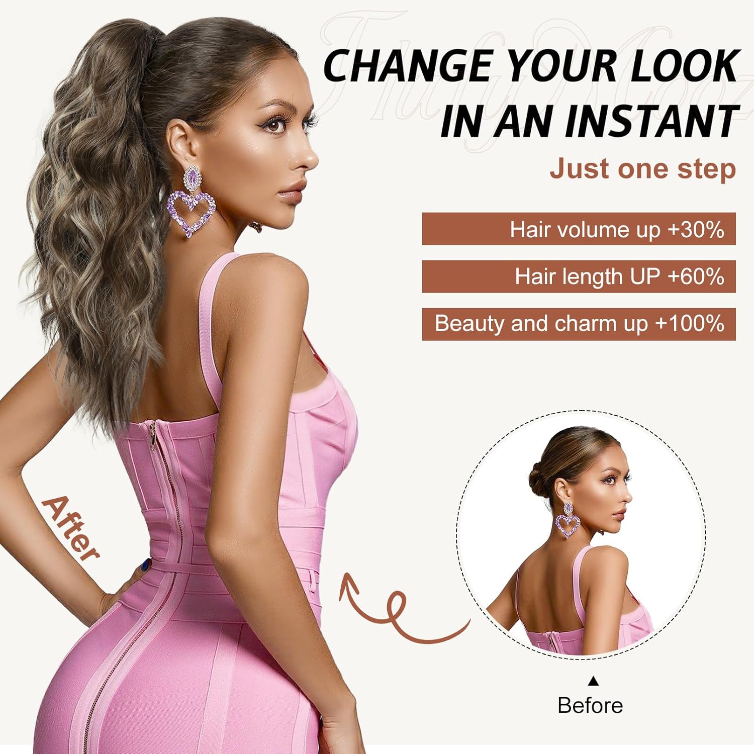 Premium Heat-Resistant Synthetic Ponytail