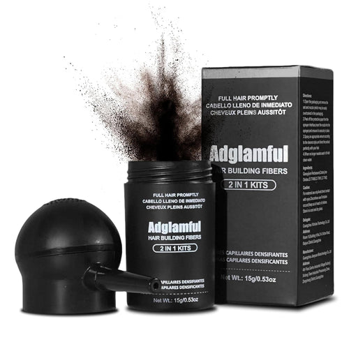 12-Hour Long-Lasting Instant Hair Coverage Fiber Powder Set