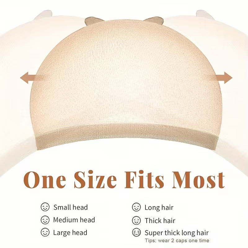 HD Invisible Transparent Wig Caps Set