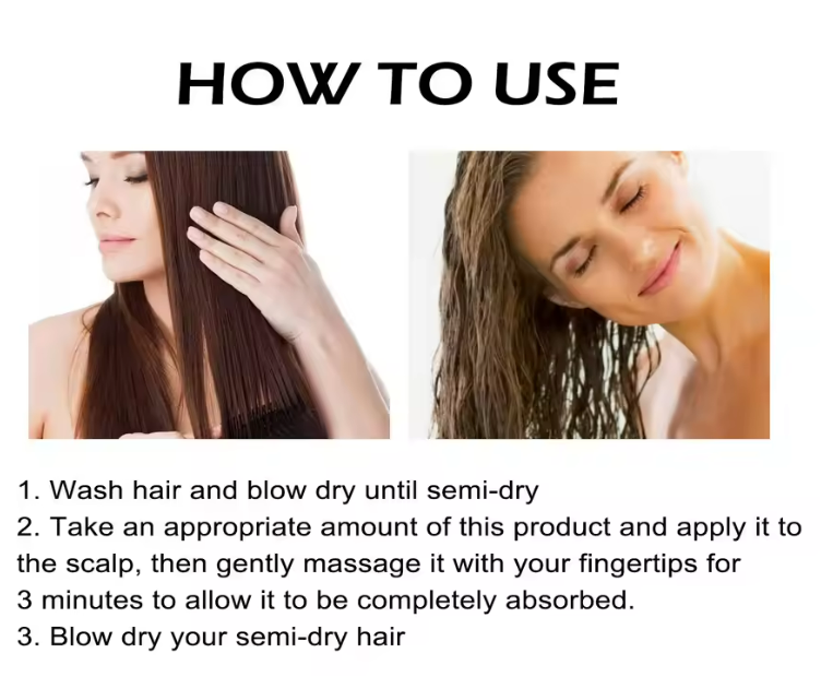 Anti-Hair Loss 100% Organic Black Castor Oil Serum
