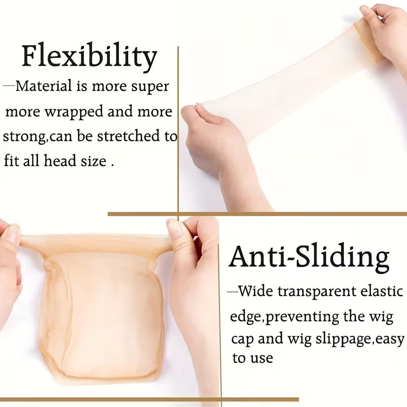 HD Invisible Transparent Wig Caps Set