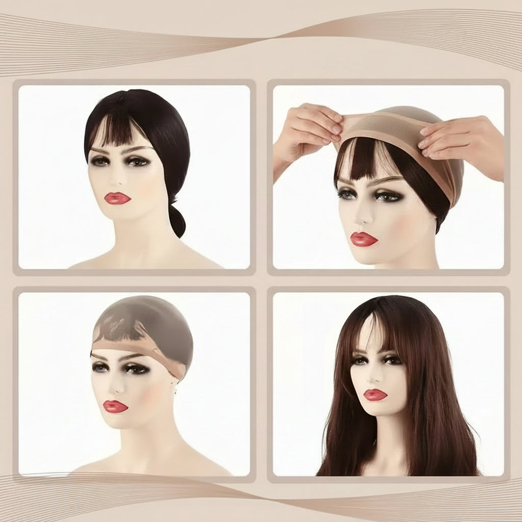 HD Invisible Transparent Wig Caps Set